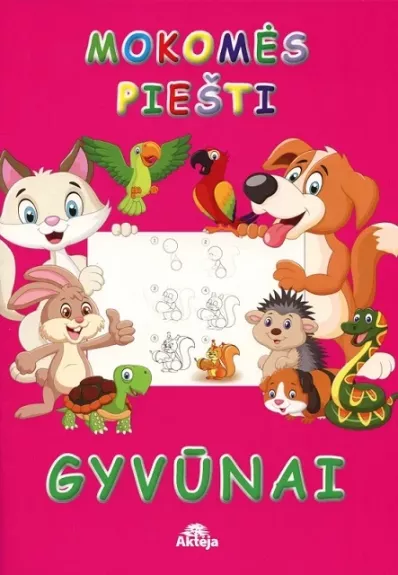 Gyvūnai: mokomės piešti