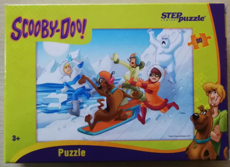 Dėlionė Puzzle 80 "Skūbis Dū" /1/ 80 Puzzle 60 Warner Bros. Scooby-Doo!