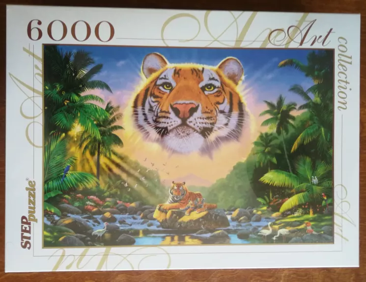 Dėlionė Puzzle 6000 "Tigras. Tigro didybė" / 6000 Puzzle Magnificent tiger - , stalo žaidimas