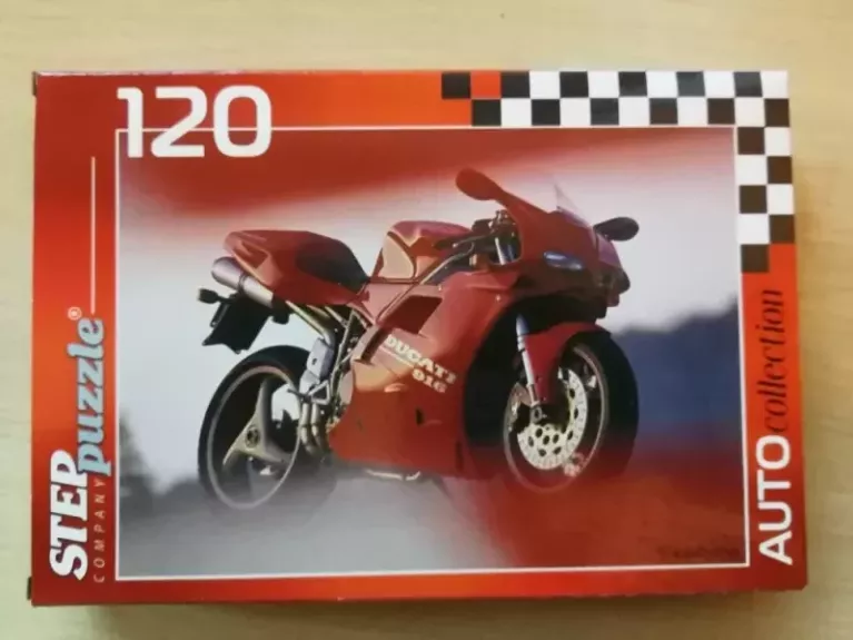 Dėlionė Puzzle 120 "Motociklas Ducati 916" /8/ 120 Puzzle Bike Ducati 916