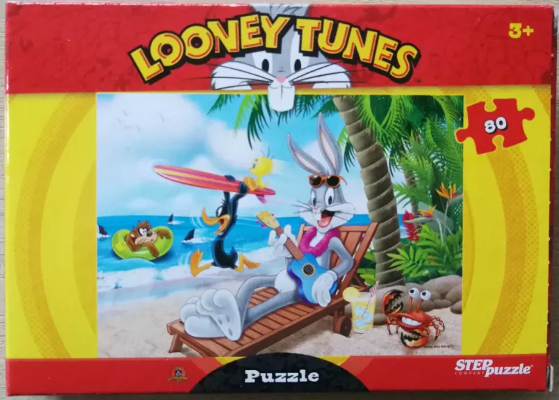 Dėlionė Puzzle 80 "Beprotiškos melodijos" /8/ 80 Puzzle Looney Tunes