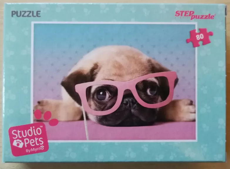 Dėlionė Puzzle 80 "Studio Pets" /7/ 80 Puzzle mini Studio Pets by Myrna