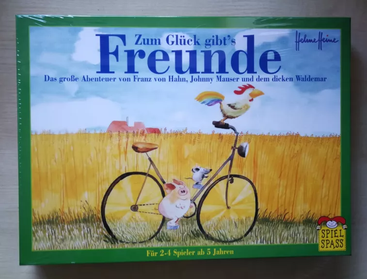 Stalo žaidimas Spielspass "Laimei, yra draugų"  (LT) / Brettspiel Zum Glück gibt’s Freunde (DE)
