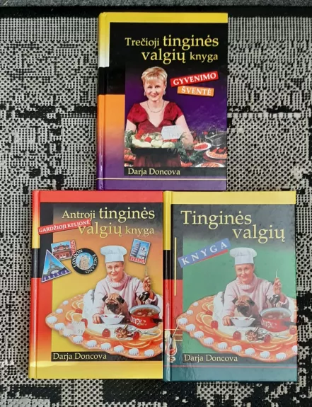 Tinginės valgių knyga (3 knygos)