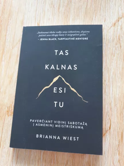 Tas kalnas esi tu - Brianna Wiest, knyga