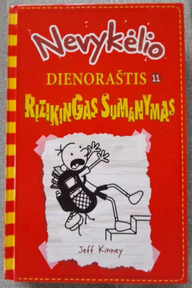 Nevykėlio dienoraštis 11. Rizikingas sumanymas - Jeff Kinney, knyga