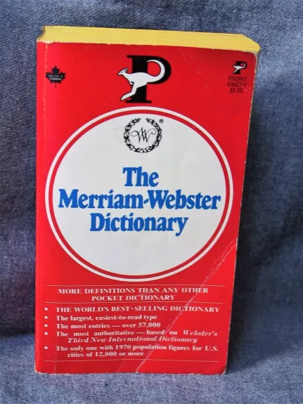 The merriam webster dictionary - Henry Bosley Woolf, knyga