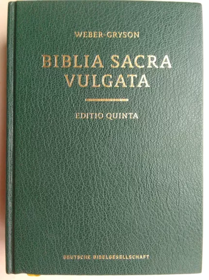 Biblia sacra vulgata - Autorių Kolektyvas, knyga 1