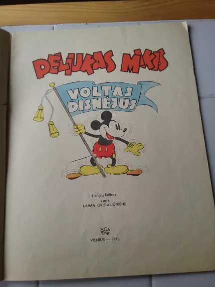 Peliukas Mikis - Walt Disney, knyga