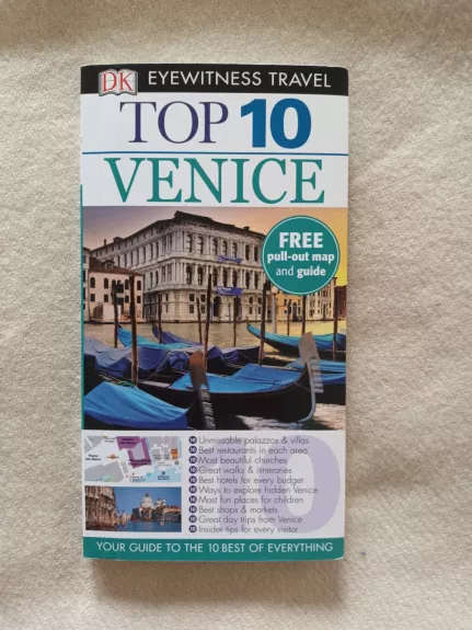 DK Eyewitness TOP 10 Venice - DK Eyewitness, knyga 1