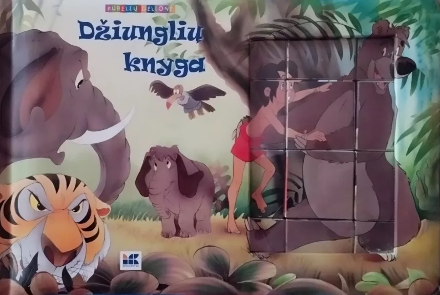 Džiunglių knyga: kubelių dėlionė - Autorių Kolektyvas, knyga 1