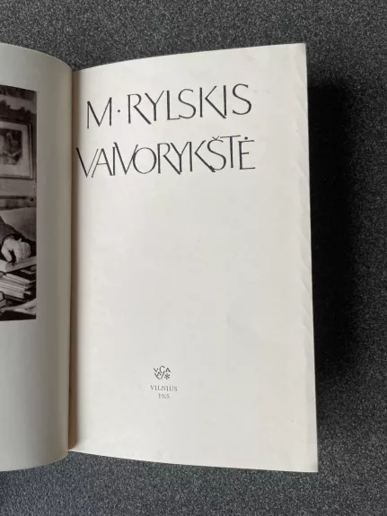 Vaivorykštė - M. Rylskis, knyga
