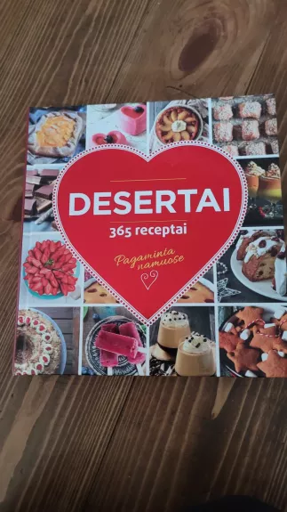 Desertai. 365 receptai
