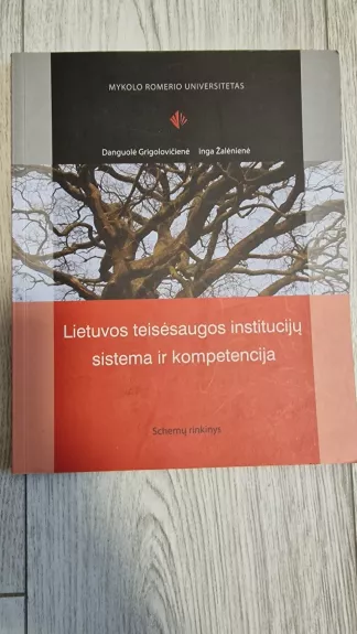 Lietuvos teisėsaugos institucijų sistema ir kompetencija: schemų rinkinys