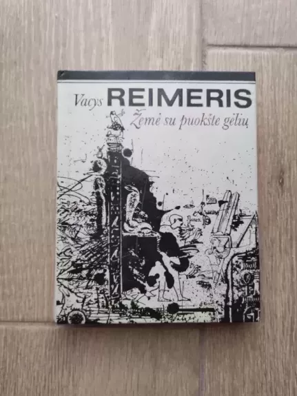 Žemė su puokšte gėlių