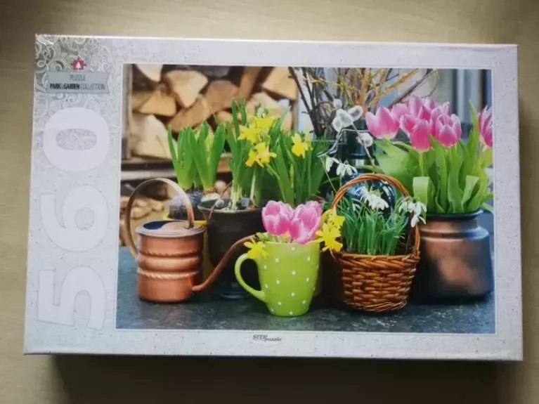 Dėlionė Puzzle 560 "Pavasarinės gėles" / 560 Puzzle Spring flowers
