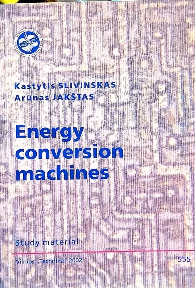 Energy conversion machines. Study material