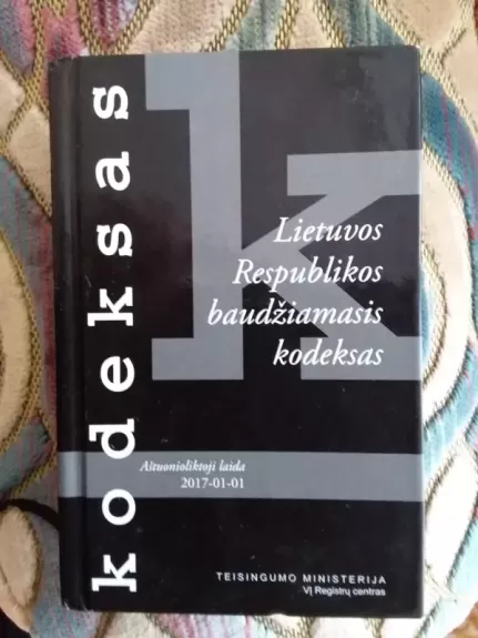 Lietuvos Respublikos baudžiamasis kodeksas