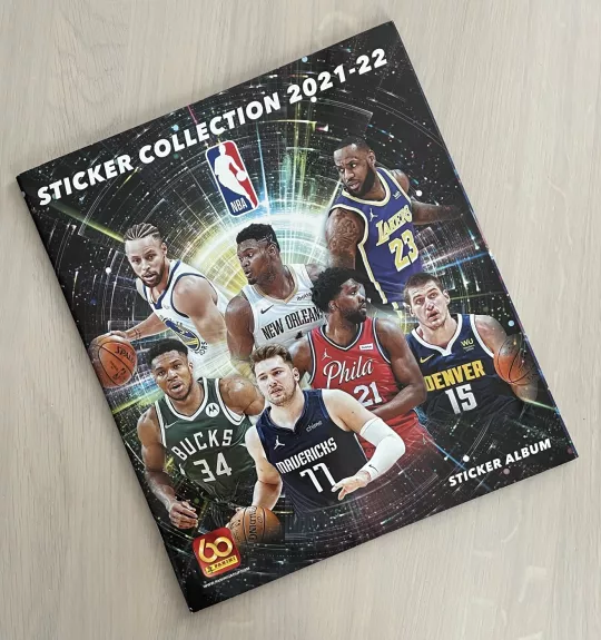 NBA sticker collection '21-22