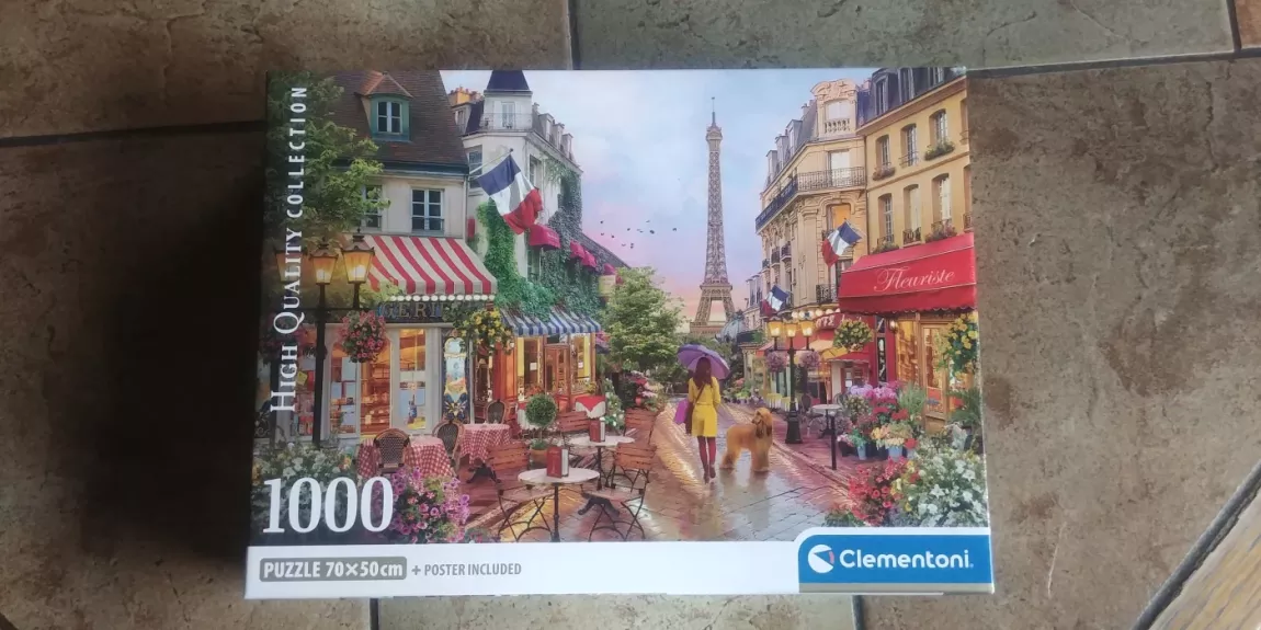 Clementoni puzlė, 1000 detalių, Paris