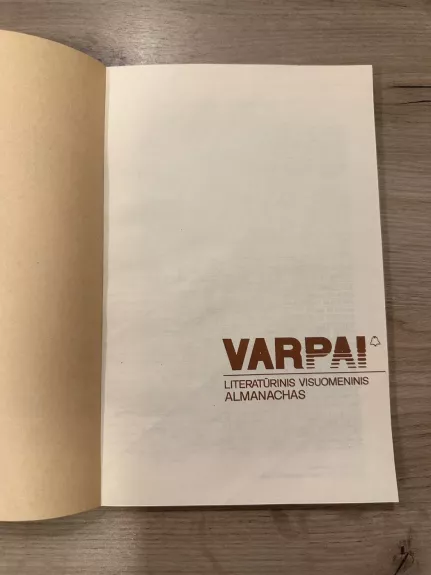 Varpai 1989. Literatūrinis visuomeninis almanachas