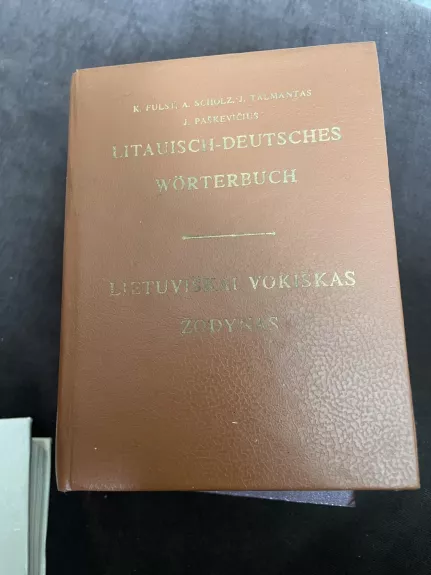 Lietuviškai vokiškas žodynas - K. irkiti Fulst, knyga