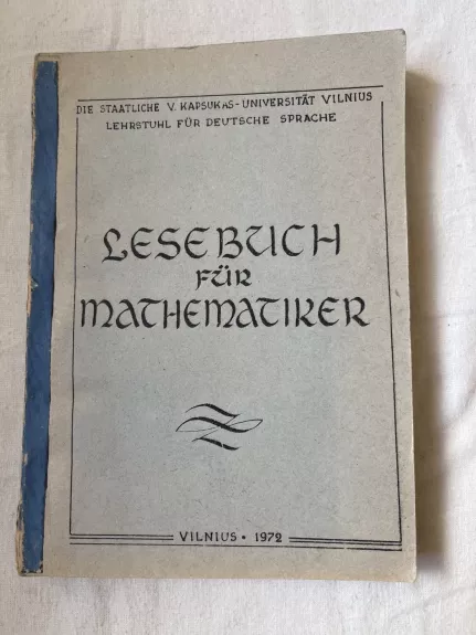 Lesebuch fur mathematiker - D. Kalendienė, knyga