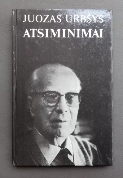 Atsiminimai - Juozas Urbšys, knyga