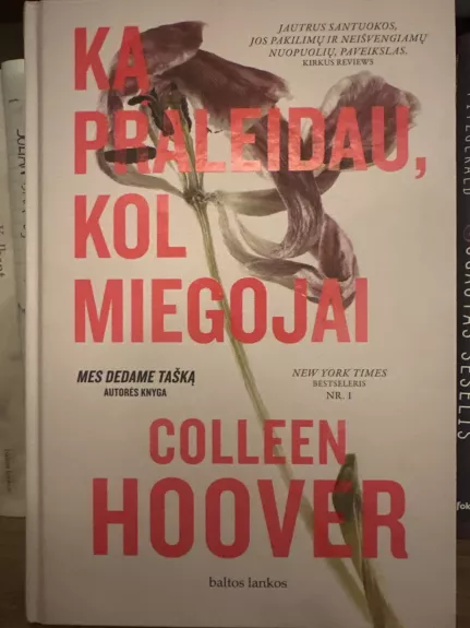 Ką praleidau, kol miegojai - Colleen Hoover, knyga