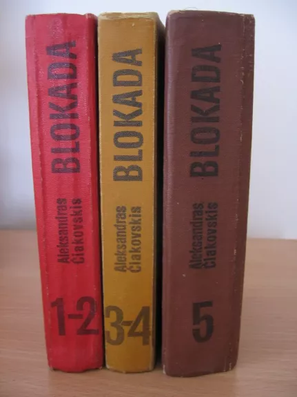Blokada 1,2,3,4,5 tomai - Aleksandras Čiakovskis, knyga 1