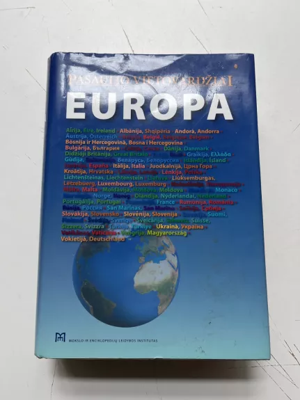 Pasaulio vietovardžiai. EUROPA