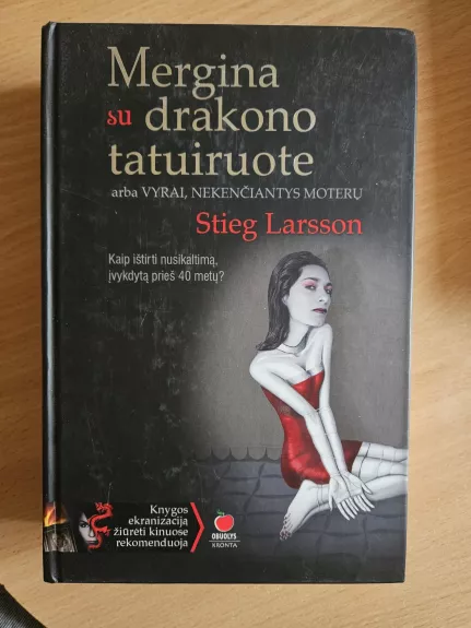 Mergina su drakono tatuiruote - Stieg Larsson, knyga