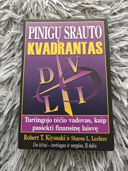 PINIGŲ SRAUTO KVADRANTAS.  Turtingojo tėčio vadovas, kaip pasiekti finansinę laisvę