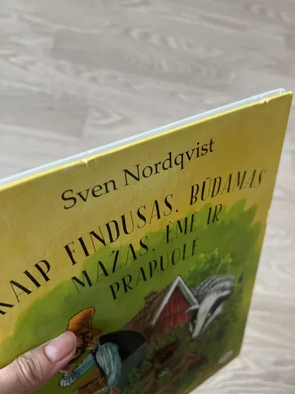 Kaip Findusas, būdamas mažas, ėmė ir prapuolė - Sven Nordqvist, knyga 1