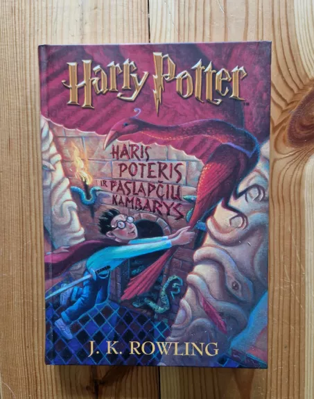 Haris Poteris ir Paslapčių kambarys - Rowling J. K., knyga