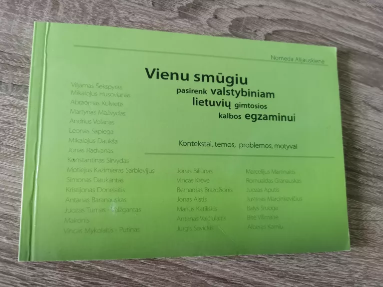 Vienu smūgiu pasirenk valstybiniam lietuvių gimtosios kalbos egzaminui