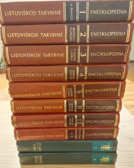 Lietuviškoji tarybinė enciklopedija ir Tarybų Lietuvos enciklopedija (rinkinys) - Autorių keletas, knyga 1