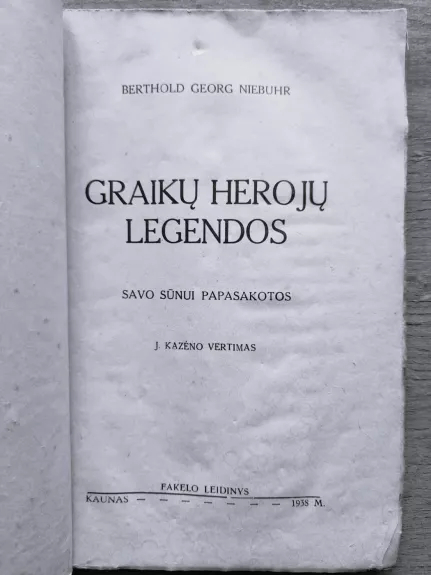 Graikų herojų legendos