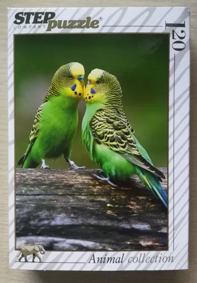 Dėlionė Puzzle 120 "Papūgos" /2/ 120 Puzzle Animal Collection: Parrots