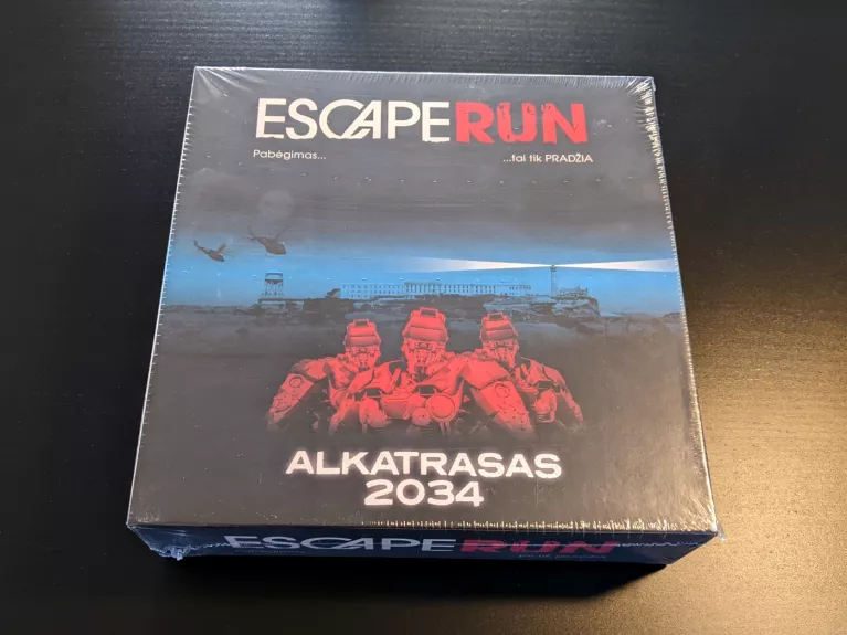 EscapeRUN Alkatrasas 2034 - , stalo žaidimas 1