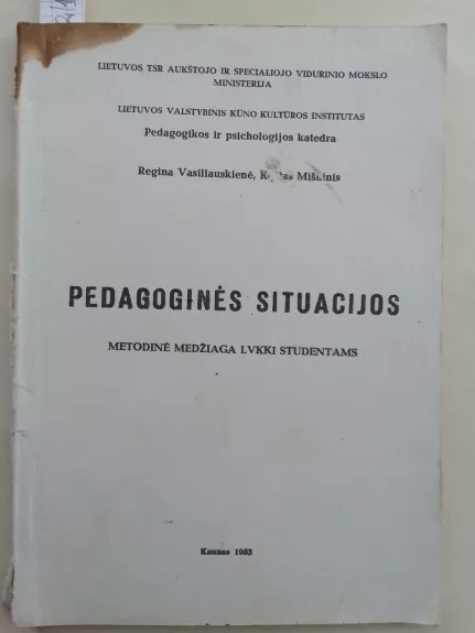 Pedagoginės situacijos