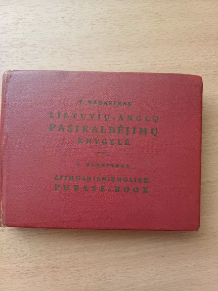 Lietuvių-anglų pasikalbėjimų knygelė