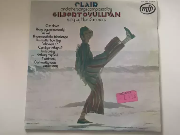 Songs Composed by O'Gilbert Sullivan - Marc Simmons, plokštelė 1