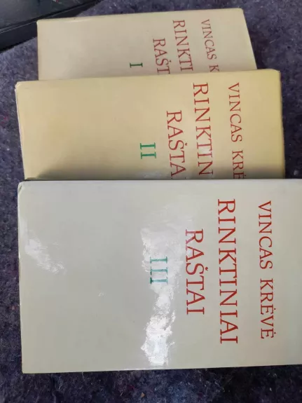Rinktiniai raštai (3 tomai)