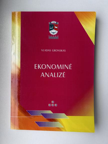 Ekonominė analizė - V. Gronskas, knyga