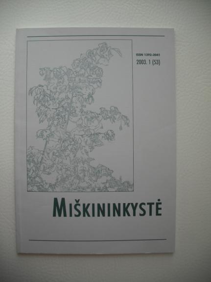 Miškininkystė. 2003. 1 (53) (mokslo žurnalas)