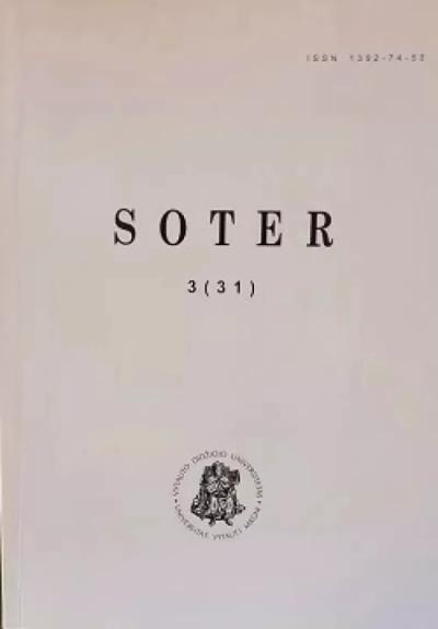 Soter, 2000 m., Nr. 3 (31) - Autorių Kolektyvas, knyga