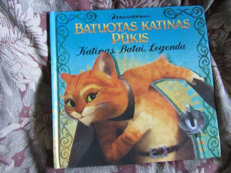 Batuotas katinas Pūkis. Katinas. Batai. Legenda - Tina Gallo, knyga
