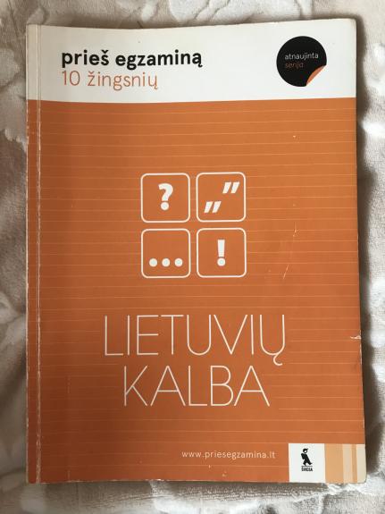 10 žingsnių prieš egzaminą lietuvių kalba - Violeta Dumčiuvienė, Danutė  Visockienė, Nijolė  Globienė, Vilma  Dulevičienė, knyga 1