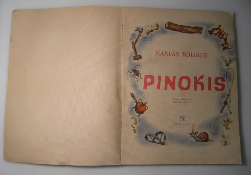 Pinokis - Karlas Kolodis, knyga